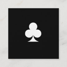 Lyxig högvärdig klubbvisitkortsvart