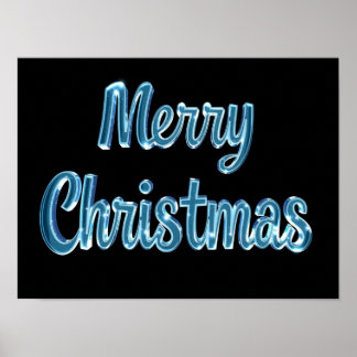 Lyxig Jul Typografi Affisch Papper H40