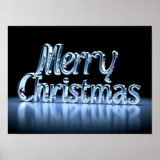 Lyxig jul typografi affisch papper H45