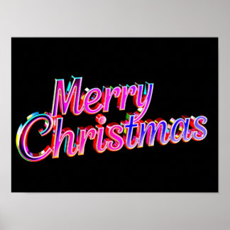 Lyxig jul typografi affisch papper H46