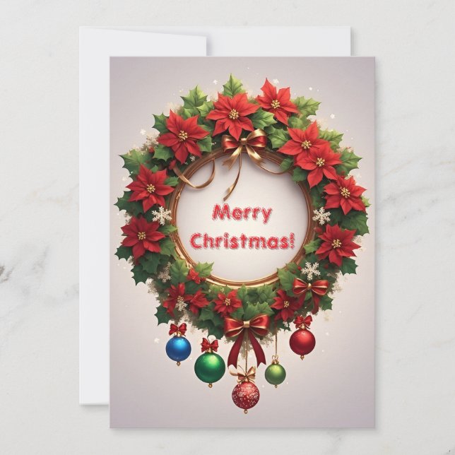 Lyxig julkrans semester 🎄✨ Guld (Framsida)