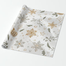 Lyxig julpresent Vit & Guld Juldesign