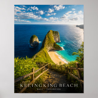 Lyxig Kelingking Beach Bali Affisch
