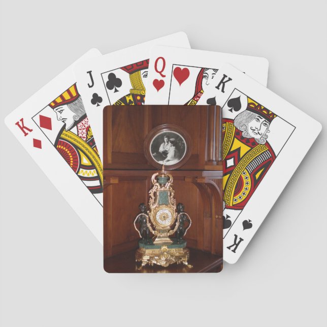 Lyxig klocka i det kungliga rummet Livadia palats Casinokort (Baksidan)
