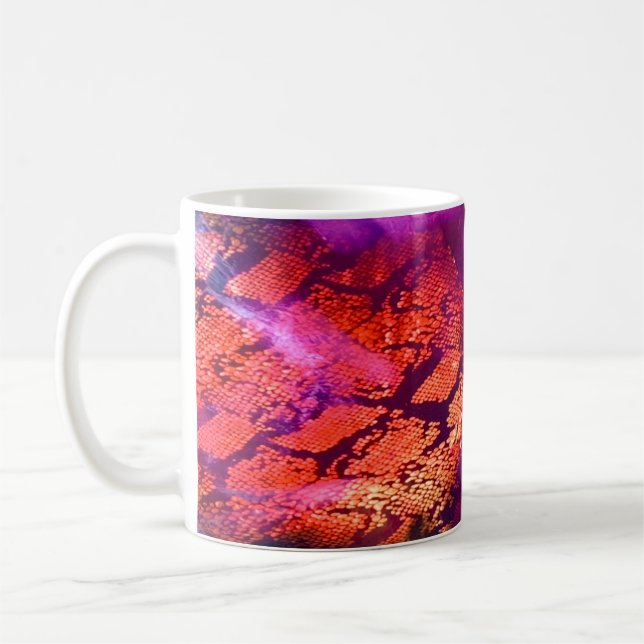 Lyxig konst inspirerad av norrsken kaffemugg (Vänster)