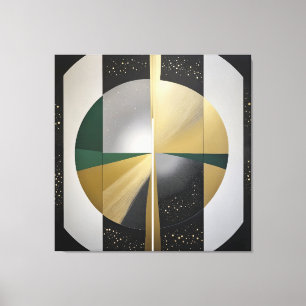 Lyxig kosmisk geometri canvastryck