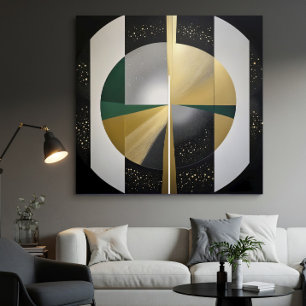 Lyxig kosmisk geometri poster