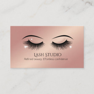 Lyxig Lash-kort Lyxig Design Visitkort