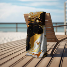 Lyxig marmor guld glamourös feminin svart vit