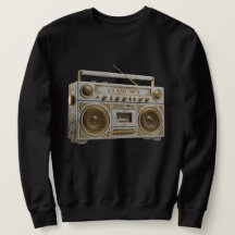 Lyxig marmor & guld Vintage 90-tal Boombox Radio