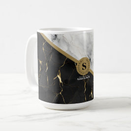 Lyxig Marmoriserad Personlig Kaffemugg