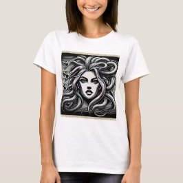 Lyxig Medusa-konst T Shirt
