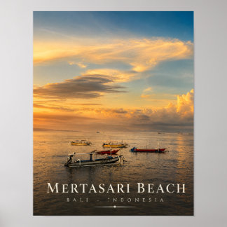 Lyxig Mertasari Beach Bali Affisch
