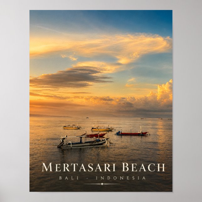 Lyxig Mertasari Beach Bali Affisch (Framsidan)