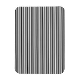 Lyxig minimalist musmattor med svarta ränder magnet