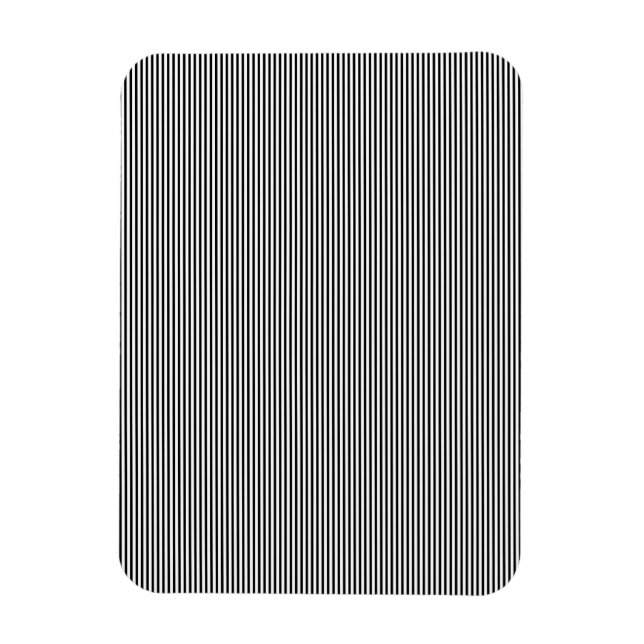 Lyxig minimalist musmattor med svarta ränder magnet (Vertikal)