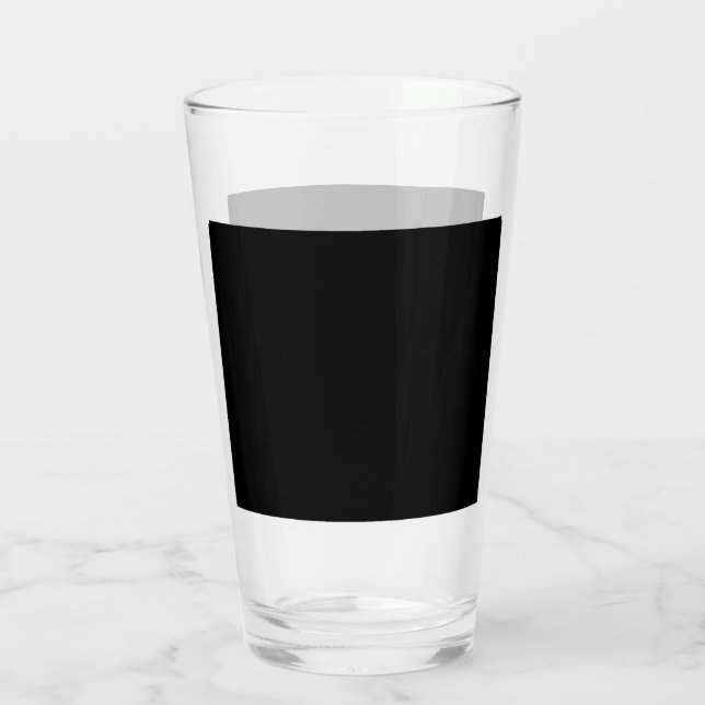 Lyxig minimalist svart julkollektion glaskopp (Baksida)