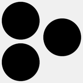 Lyxig minimalist svart julkollektion klistermärke