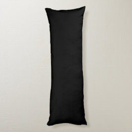 Lyxig minimalist svart julkollektion kroppskudde