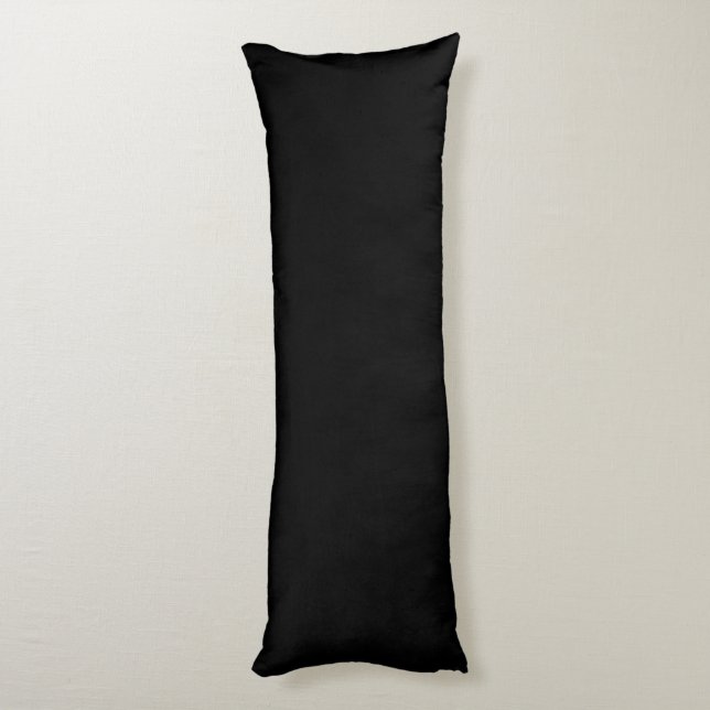 Lyxig minimalist svart julkollektion kroppskudde (Baksidan (Vertikal))