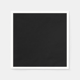 Lyxig minimalist svart julkollektion pappersservett