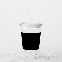 Lyxig minimalist svart julkollektion take away mugg