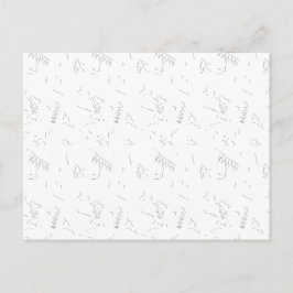 Lyxig minimalistisk abstrakt vykort