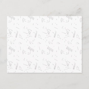 Lyxig minimalistisk abstrakt vykort