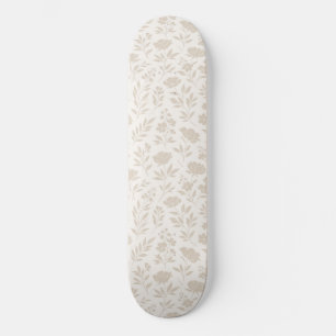 Lyxig Minimalistisk Botanisk Mönster Mini Skateboard Bräda 18,5 Cm