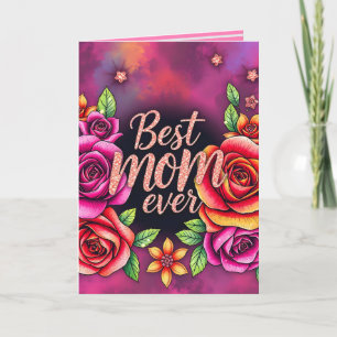 Lyxig Modern Blommig Presentkollektion Kort
