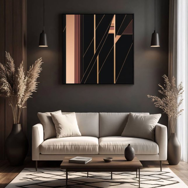 Lyxig Modern Elegant Hem Inredning Canvastryck (Skapare uppladdad)