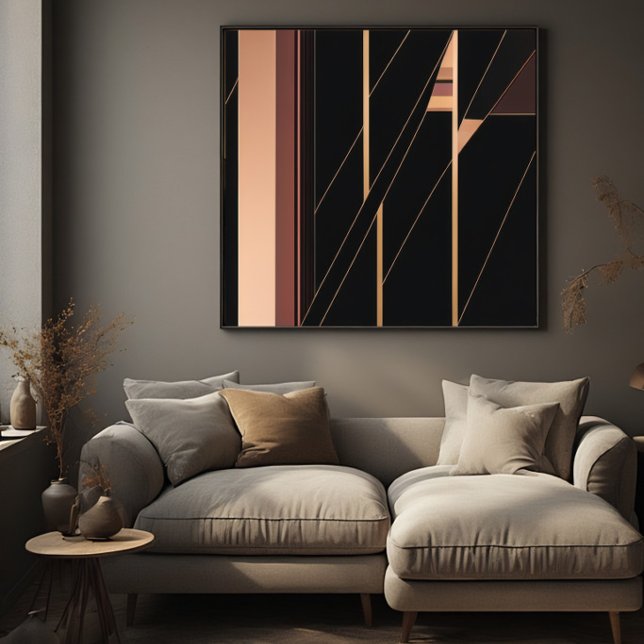 Lyxig Modern Elegant Hemdekor Poster (Skapare uppladdad)