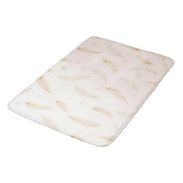 Lyxig Modern Fjädrar Boho Kollektion Badrumsmatta