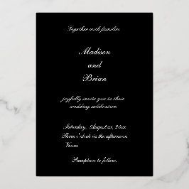 Lyxig Monokrom: Svart & Vitt, Inbjudan