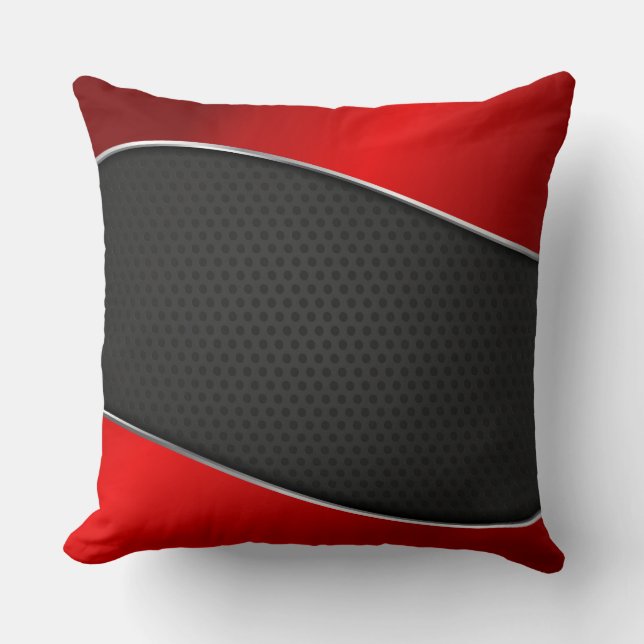 Lyxig mönstrad kastkudde kudde (Framsida)