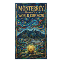 Lyxig Monterrey-fotbollskonst 2026 Stadionscen