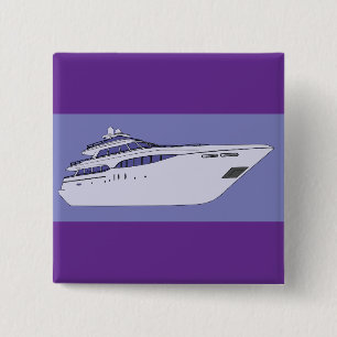 Lyxig motorjakt Modern vit superyacht Knapp