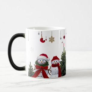Lyxig Mr. & Mrs. Snömannen Färgväxlande Magisk Mug Mugg