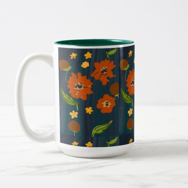 lyxig mugg för varma vinterdrycker  (Vänster)