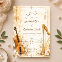 Lyxig Musikalisk Elegans Bröllop