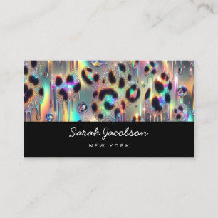 Lyxig Opal Iridescent Stil Visitkort