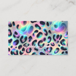 Lyxig Opal Iridescent Stil Visitkort
