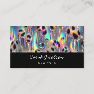 Lyxig Opal Iridescent Stil Visitkort