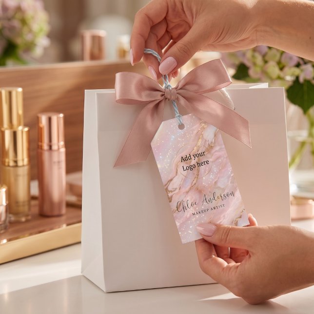 Lyxig opalfästetikett för förpackning presentetikett (Skapare uppladdad)