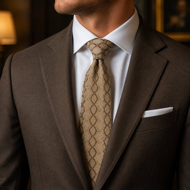 Lyxig ormmönster Elegant gammal rikedom Slips (Skapare uppladdad)