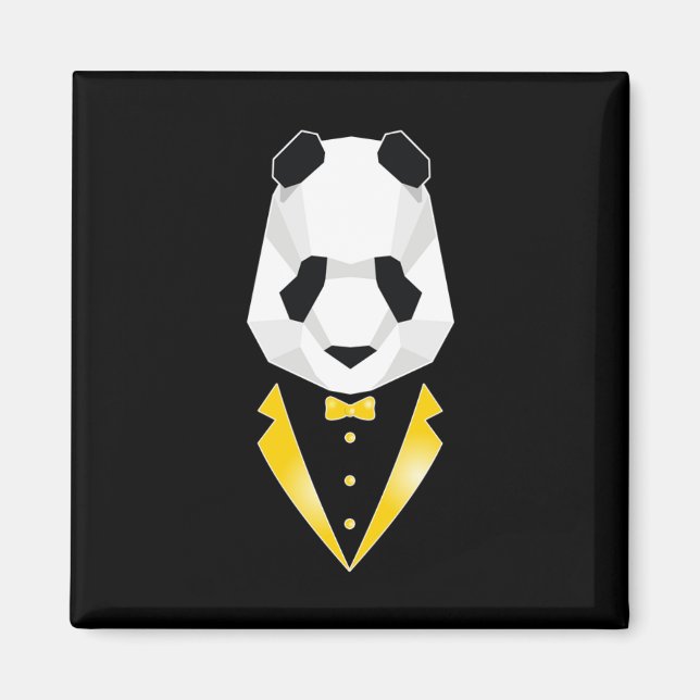 Lyxig Panda Magnet (Framsidan)