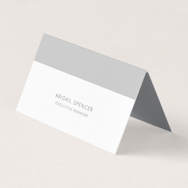 Lyxig Pärl Enkel Minimalistisk Professionell Visitkort (Framsida)