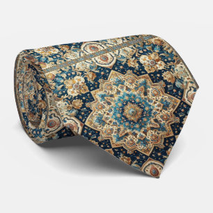 Lyxig persisk designerstil Falsk sidenhalsduk Slips