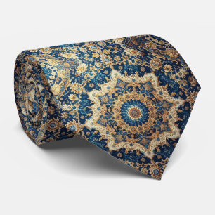 Lyxig persisk designerstil Falsk silkesnäbb Slips