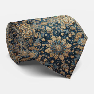 Lyxig persisk designerstil Falsk silkesnäcka Slips